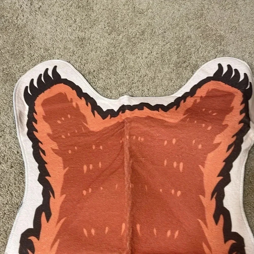 Unbranded Orange Bear Rug for‎ Kids